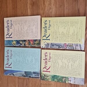 1956 1957 Readers Digest Magazines Lot Qty 4 March, May, Aug 1956 & March 1957